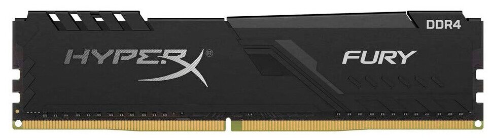 Модуль памяти Kingston HyperX Fury HX426C16FB3/8 DDR4 8GB DIMM PC4-21300  2666MHz, Чёрный
