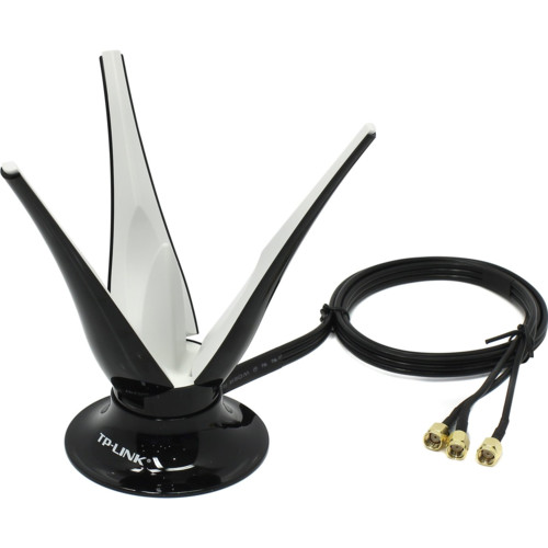 Антенна yagi Tp-Link TL-ANT2403N 3dBi Wireless N Desktop Antenna, 1m. RG-174, 2.4GHz, Indoor. Omni-