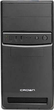 Корпус MiniTower CROWN CMC-455 black mATX (CM-PS450W office)