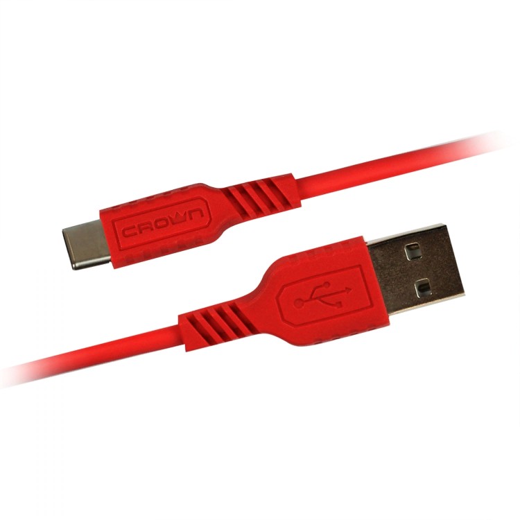 Кабель Crown USB - Lightning CMCU-002L red