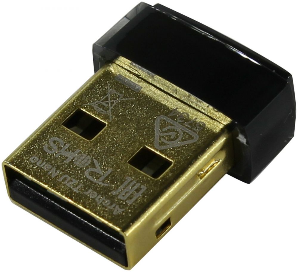 Сетевой адаптер беспроводной USB AC600 Tp-Link Archer T2U Nano  AC600 Dual Band Wireless USB Adapter