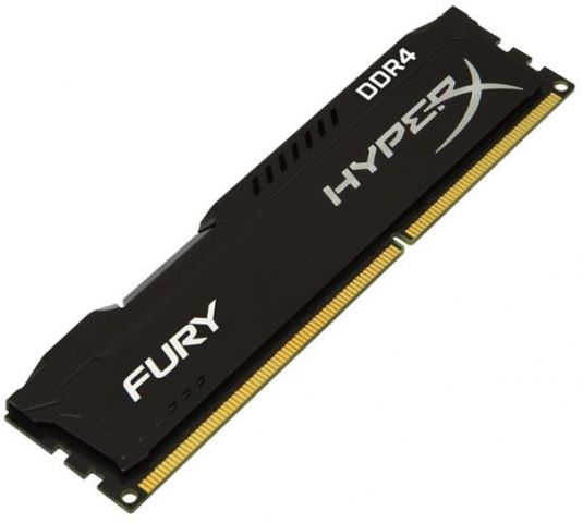 DIMM Kingston HyperX Fury, HX424C15FB2/8, DDR4, 8 GB, Черный DIMM PC4-19200/2400MHz CL15, 8 chip, 