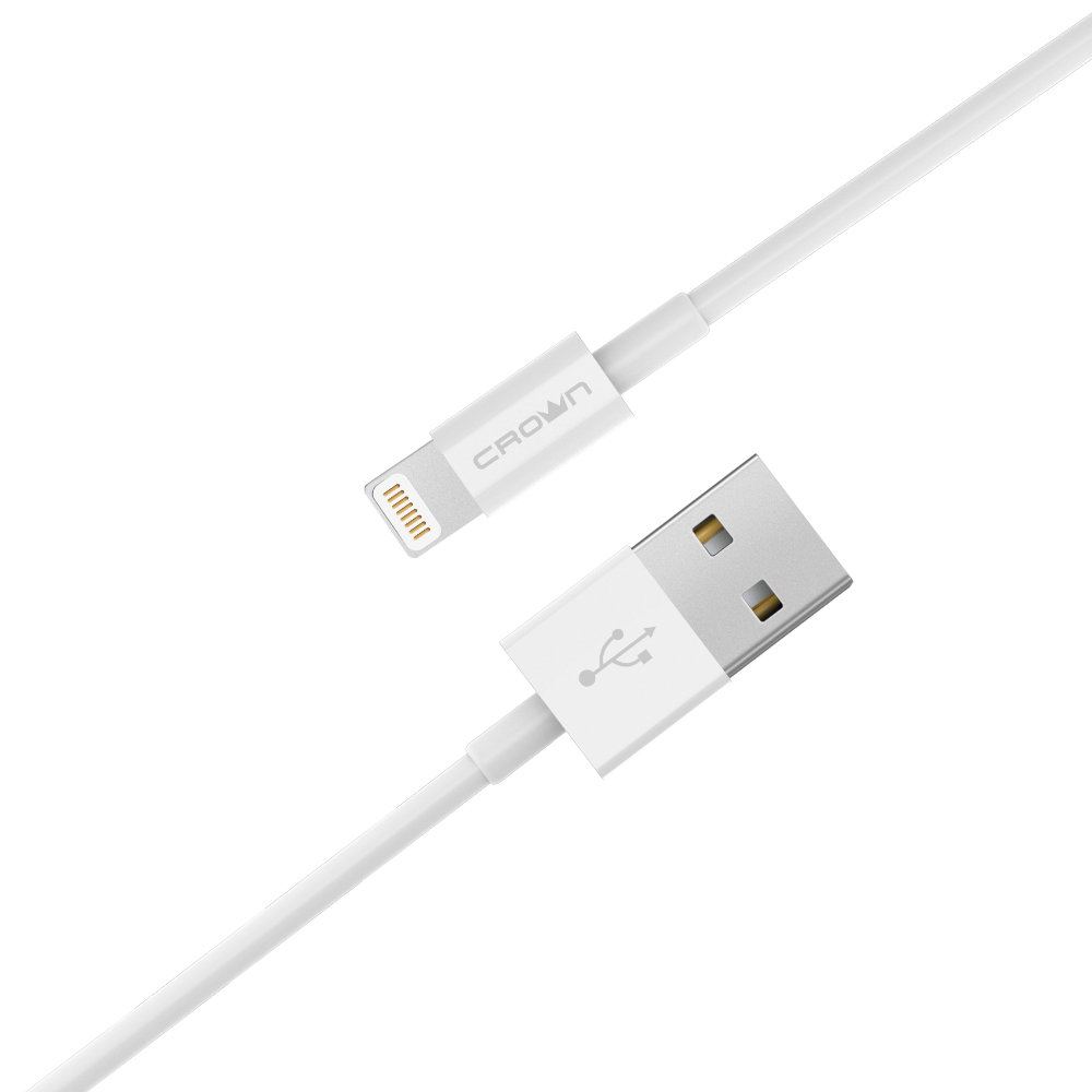 Кабель Crown USB - USB Type-C CMCU-005C white