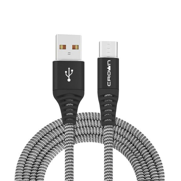 Кабель Crown USB - USB Type-C CMCU-3102C black