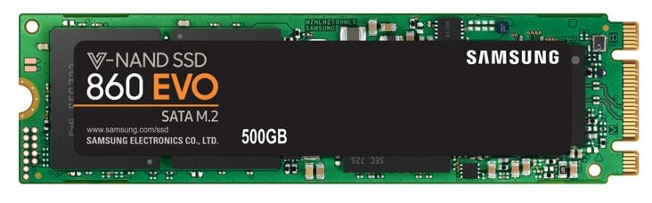 Твердотельный накопитель SSD M.2 SATA Samsung 860 EVO  500GB MZ-N6E500BW 